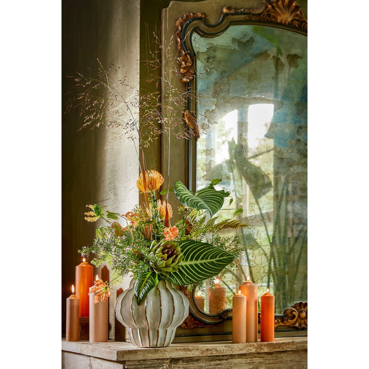 Handgemaakte Altea off-white vaas van keramiek – organisch design woonaccessoire van Woonware