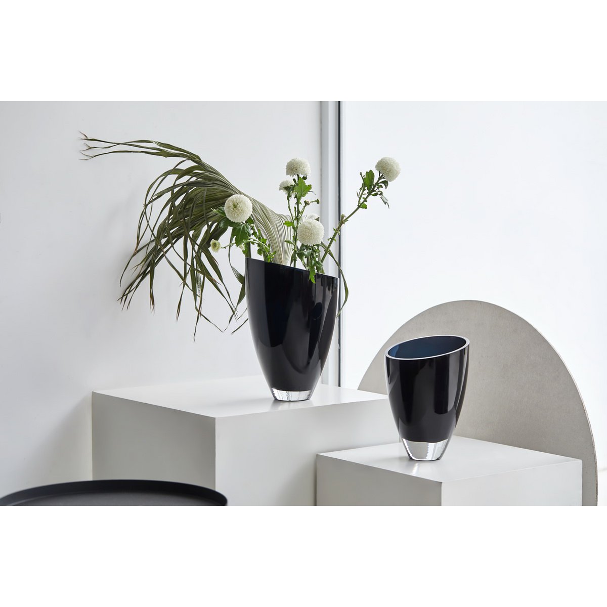 BULED25 Vaas – 25 cm inktblauw glas LUXURY EDITIONS