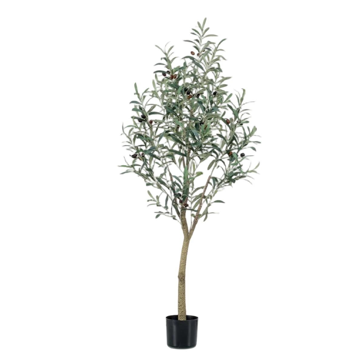 Kunst Olijfboom Olea Europaea 140cm – Mediterrane kunstplant zilvergroen