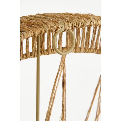 Ludy Wandspiegel - Ø70 cm - Jute