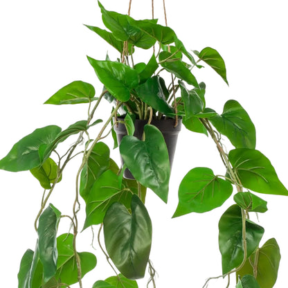 Kunstplant Philodendron 80 cm – levensechte groene hangplant voor interieur