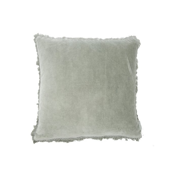 Fluweel/Linnen Kussen Rosie Oud Blauw 45x45 cm Woonware