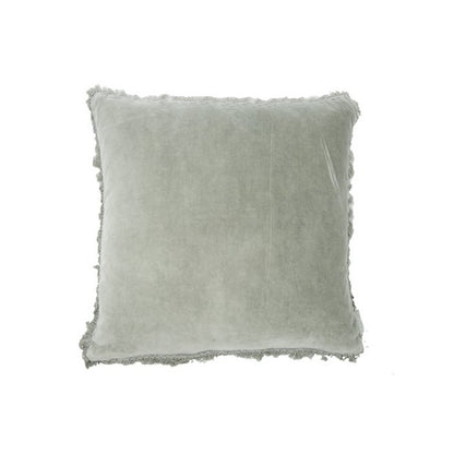 Fluweel/Linnen Kussen Rosie Oud Blauw 45x45 cm Woonware