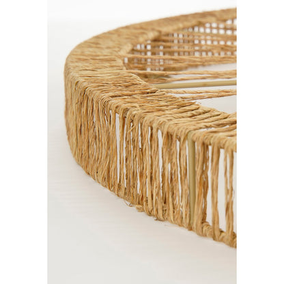 Ludy Wandspiegel 70 cm jute bohemian interieur