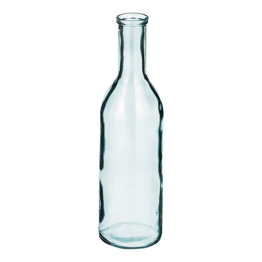 Flesvaas Rioja transparant 50 cm van gerecycled glas – designvaas Woonware