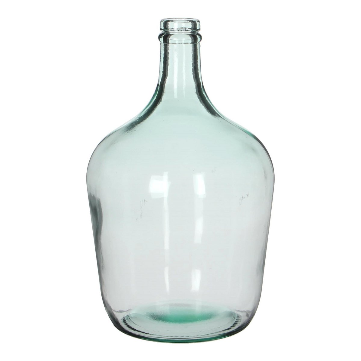 Diego glazen fles vaas transparant van gerecycled glas – Woonware