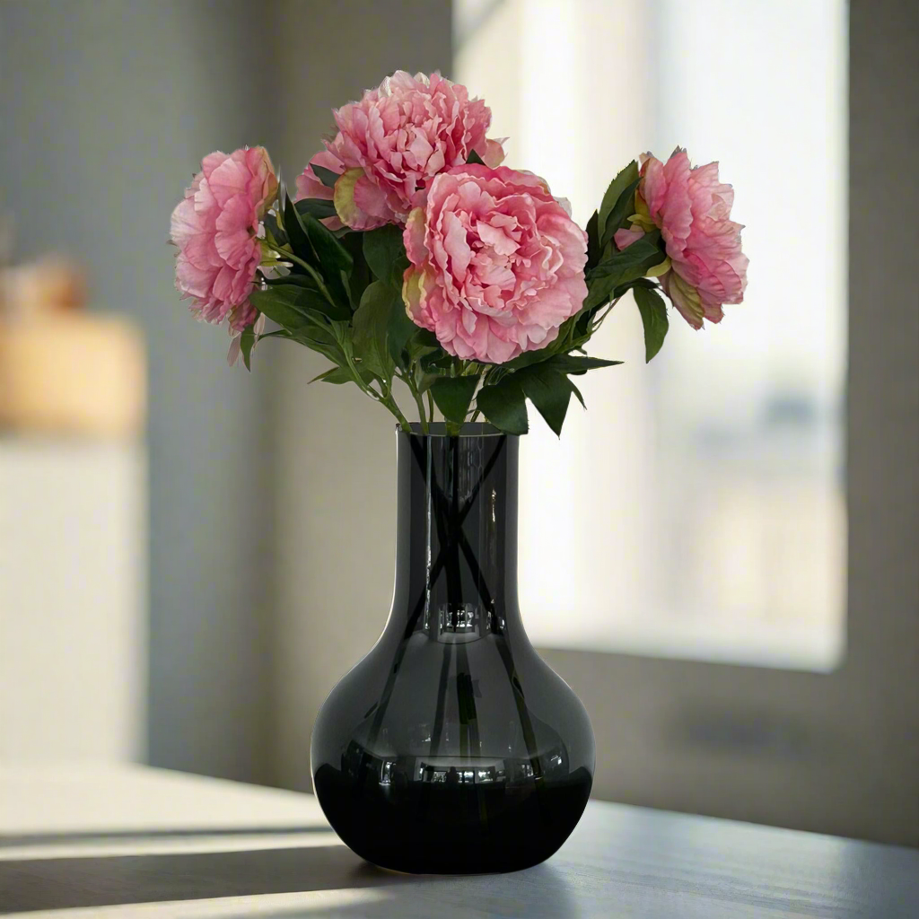 Boeket Peonies roze 65 cm – kunst pioenrozen van Woonware in zachte lichtroze tint