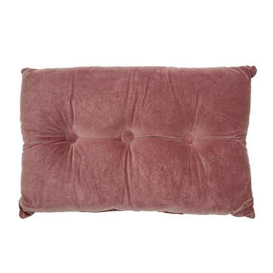 Fluwelen Kussen Jacky 60x40 cm rose roségoud luxe sierkussen