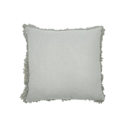 Fluweel/Linnen Kussen Rosie Oud Blauw 45x45 cm Woonware