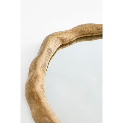 Nick Wandspiegel 38 cm mangohout ronde spiegel interieur