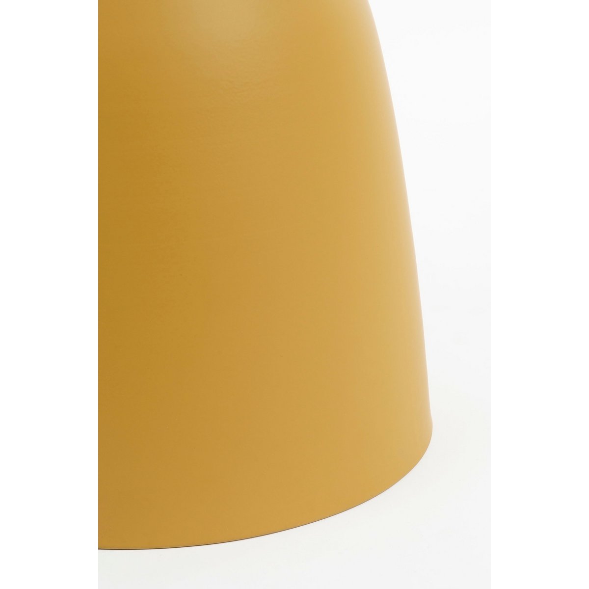 Elliot bijzettafel okergeel Ø32 cm ijzer ronde tafel Woonware