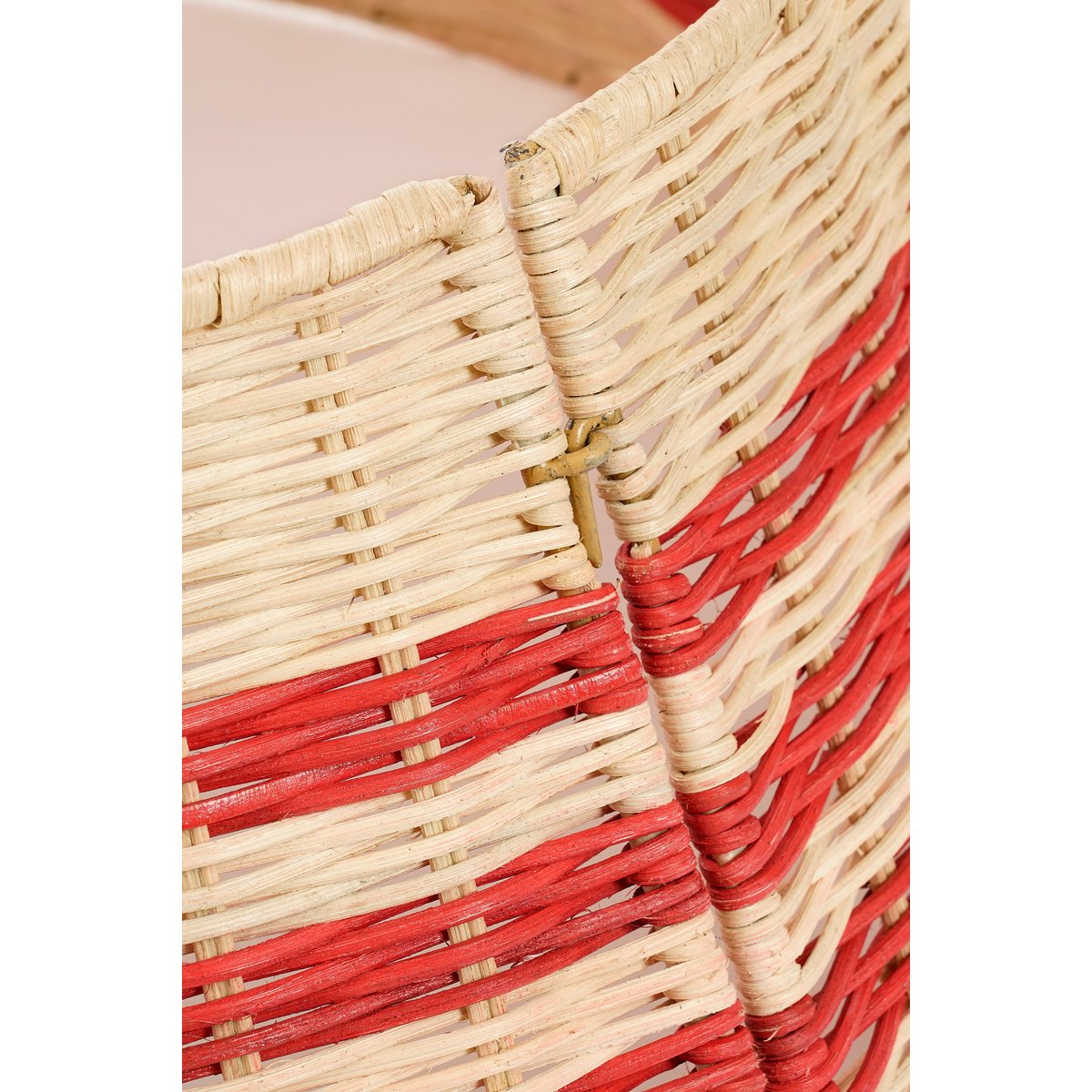 Rotan kerstboomrok beige rood Ø60 cm natuurlijke boommand Woonware