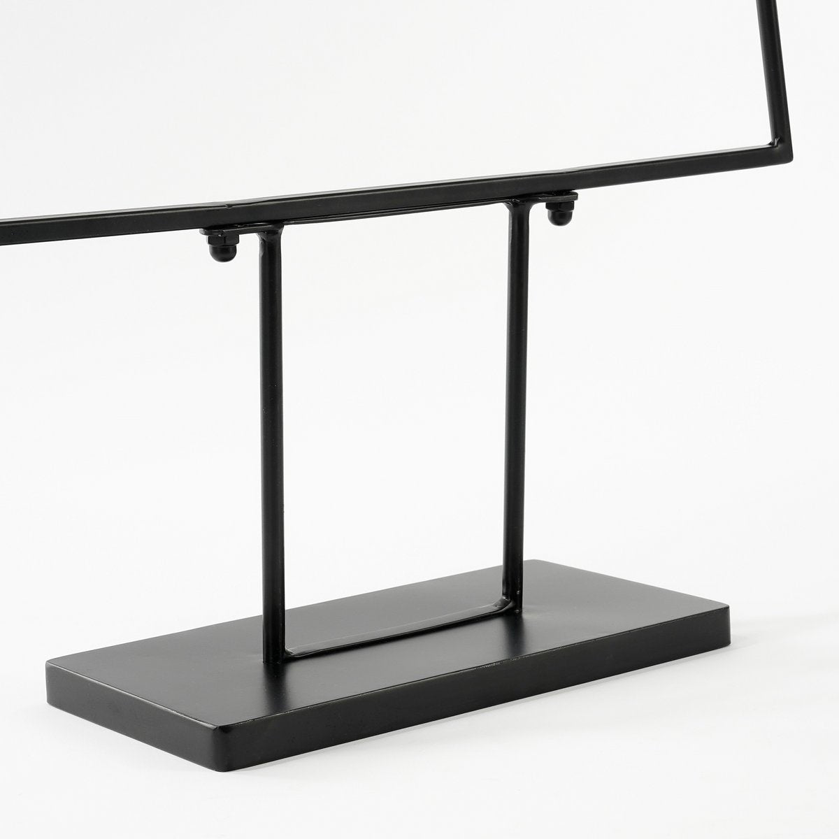 Decoratie kerstboom metaal zwart 152 cm moderne kerstdecoratie Woonware