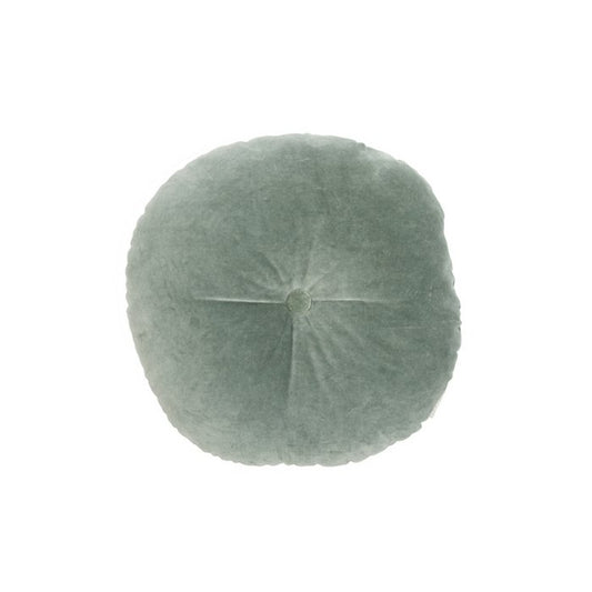 Fluwelen Kussen Jacky rond 50 cm oudgroen luxe sierkussen