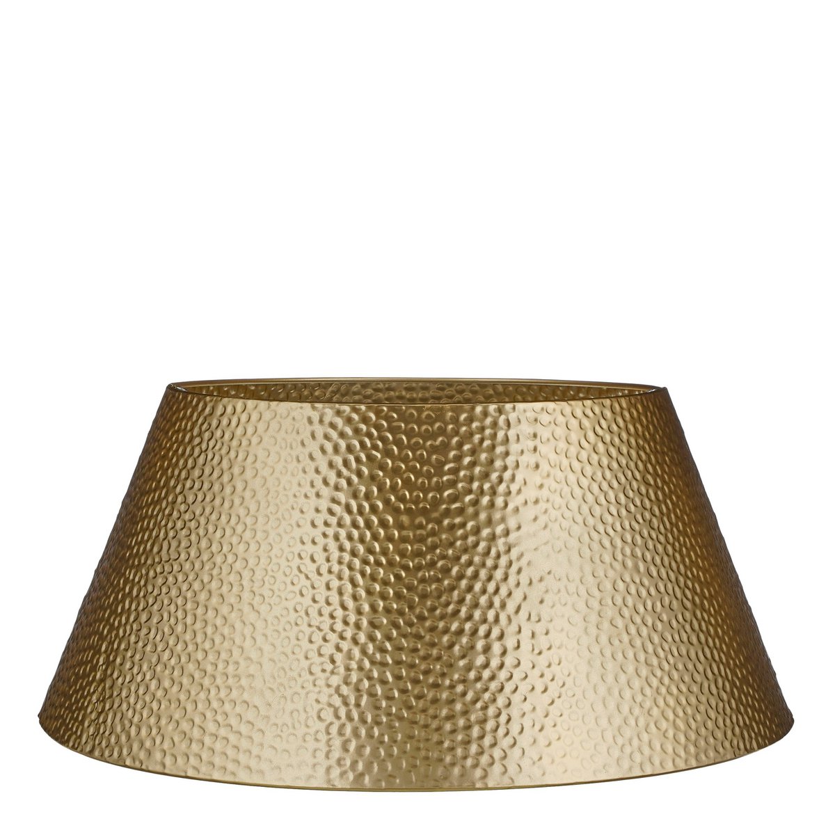Kerstboomrok goud metaal gehamerd L58 x B38 x H26 cm Woonware