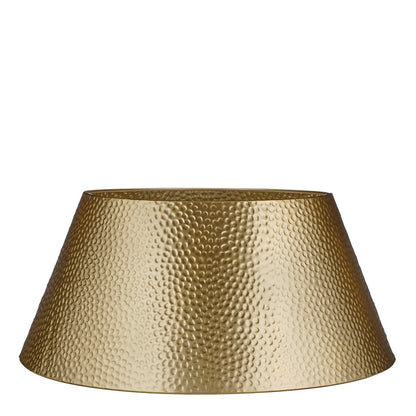 Kerstboomrok goud metaal gehamerd L58 x B38 x H26 cm Woonware