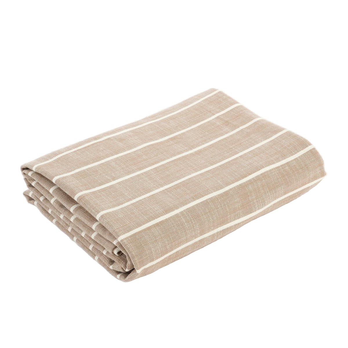 Alivo tafelkleed organisch katoen beige wit 250x140 cm Woonware