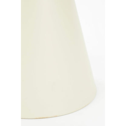 Jim bijzettafel off-white Ø31 cm ijzer ronde bijzettafel Woonware