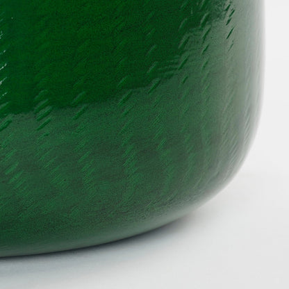 Benson metalen bloempot donkergroen – stoer industrieel design van Woonware