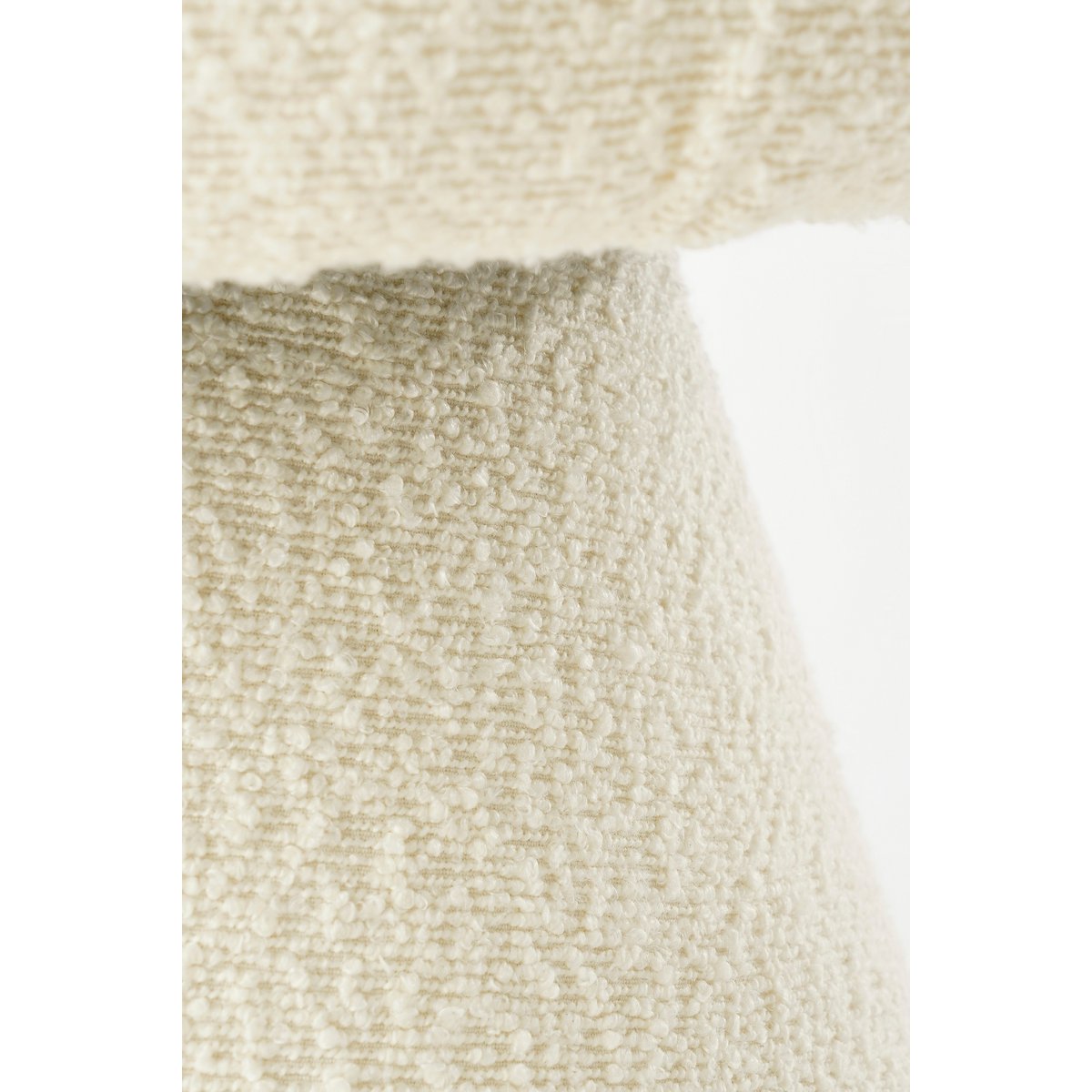 Poef Teddy Off White