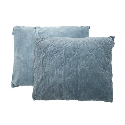 Fluwelen Kussen Jade Vervaagd Blauw 60x50 cm Luxe Woonware