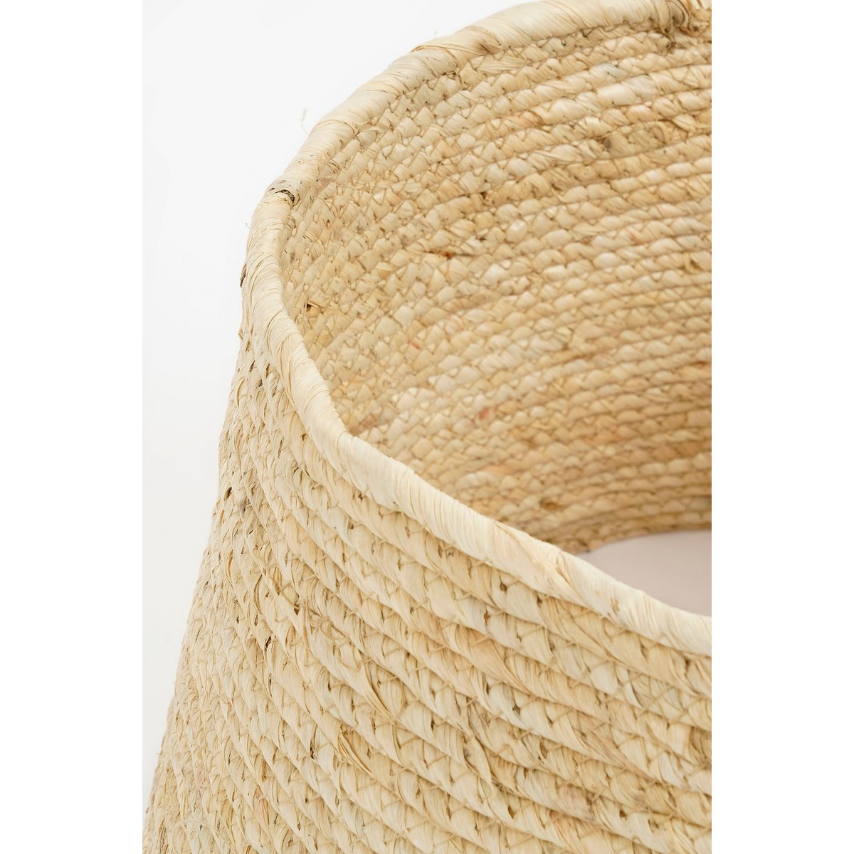 Crème kerstboomrok met zwart hart 50 x 50 x 26 cm maïsblad Woonware