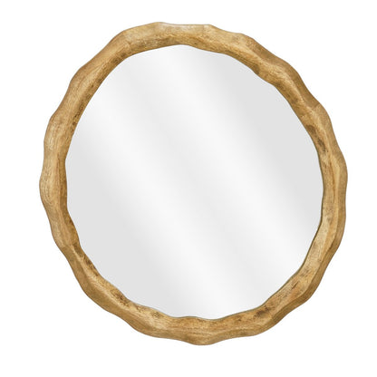 Nick Wandspiegel 38 cm mangohout ronde spiegel interieur