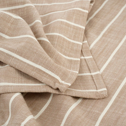 Alivo tafelkleed organisch katoen beige wit 250x140 cm Woonware