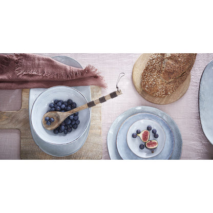 Tabo Serviesset 4 Persoons Grijsblauw – handgemaakt keramiek servies Woonware