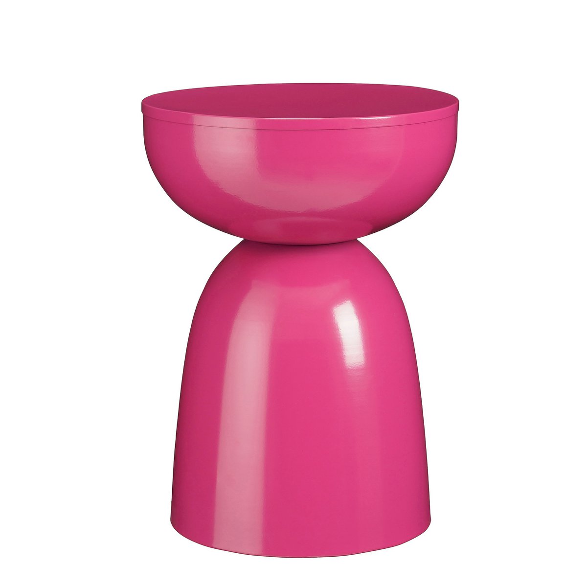 Elliot bijzettafel fuchsia Ø32 cm ijzer ronde tafel Woonware