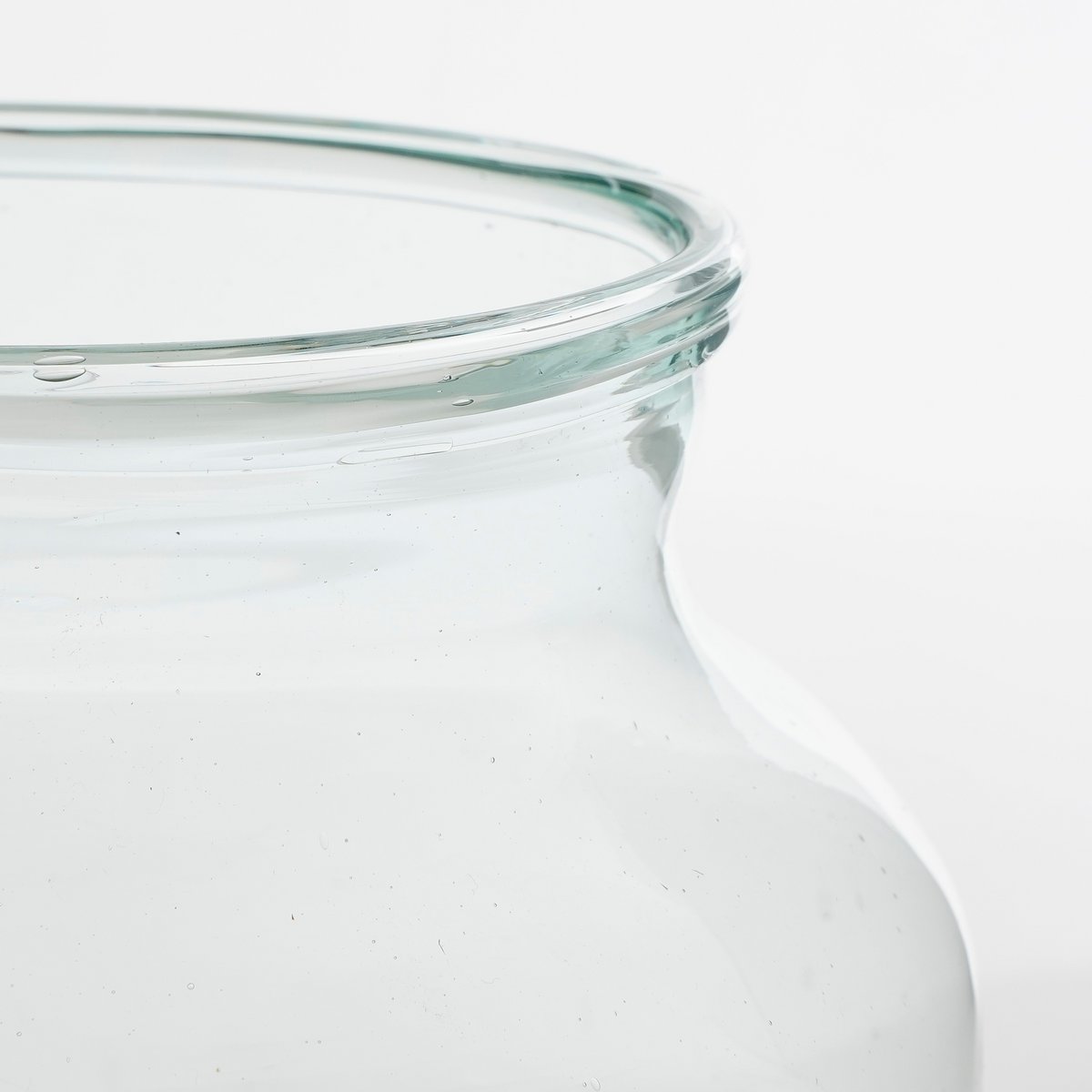 Vienne vaas van gerecycled glas 20 cm – handgemaakte glazen vaas Woonware