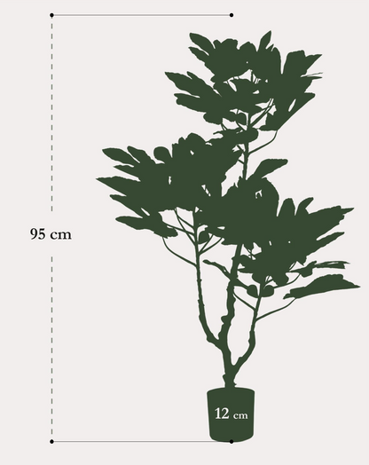 Kunstplant Vijgenboom Ficus Carica 95 cm
