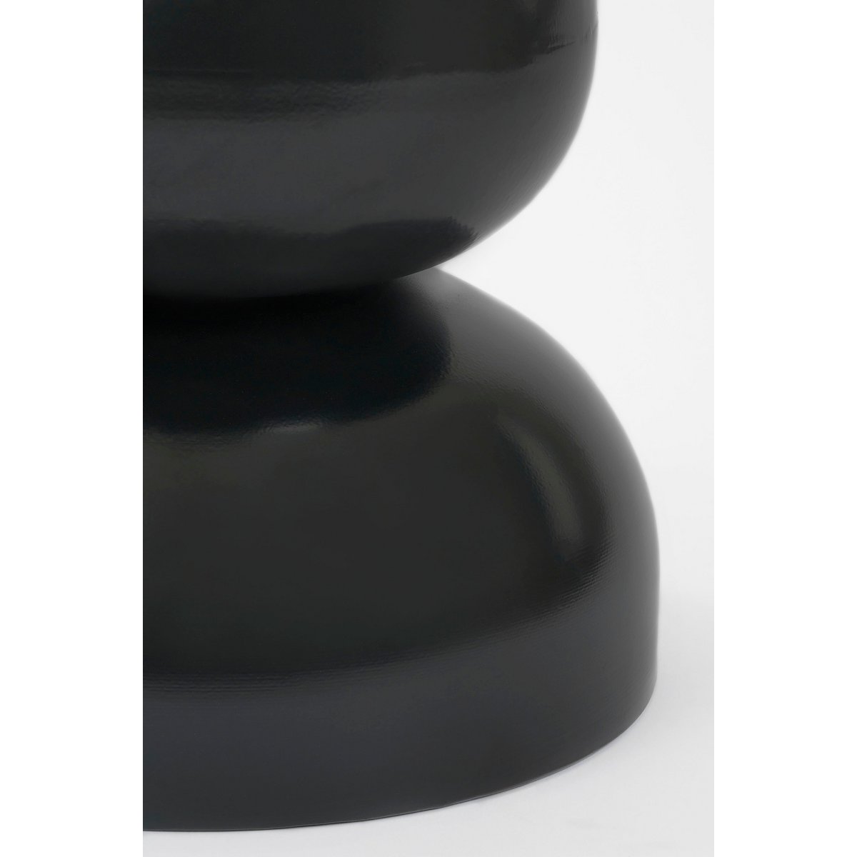 Luna bijzettafel zwart ijzer rond Ø32 cm Woonware