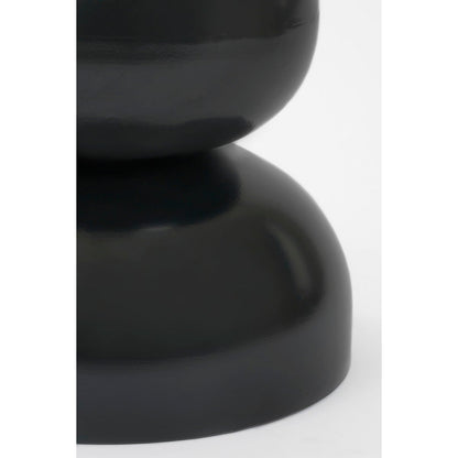 Luna bijzettafel zwart ijzer rond Ø32 cm Woonware
