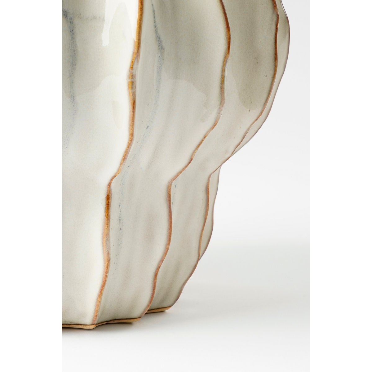 Handgemaakte Altea bloempot wit keramiek – stijlvolle plantenpot van Woonware