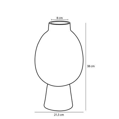 Vaas Helma - Keramiek Blauw