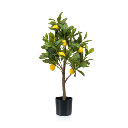 Kunst Citroenboom Citrus Limonia 75cm – Realistische mediterrane kunstplant