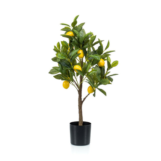Kunst Citroenboom Citrus Limonia 75cm – Realistische mediterrane kunstplant