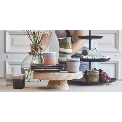 Rama 3-laagse etagère zwart H55 x Ø38 cm – serveer- en decoratieplateau