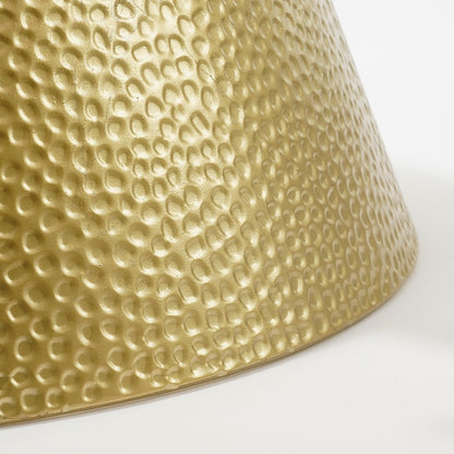 Kerstboomrok goud metaal gehamerd L58 x B38 x H26 cm Woonware