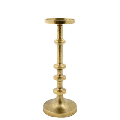 Kaarsenkandelaar Sarlat 33 cm antique gold metalen decoratie