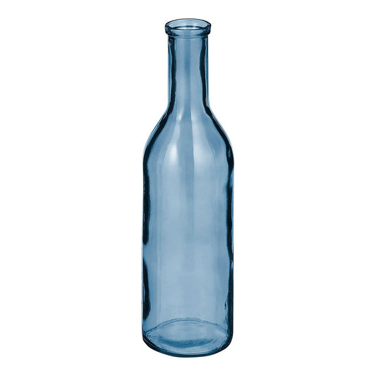 Flesvaas Rioja lichtblauw 50 cm van gerecycled glas – designvaas Woonware