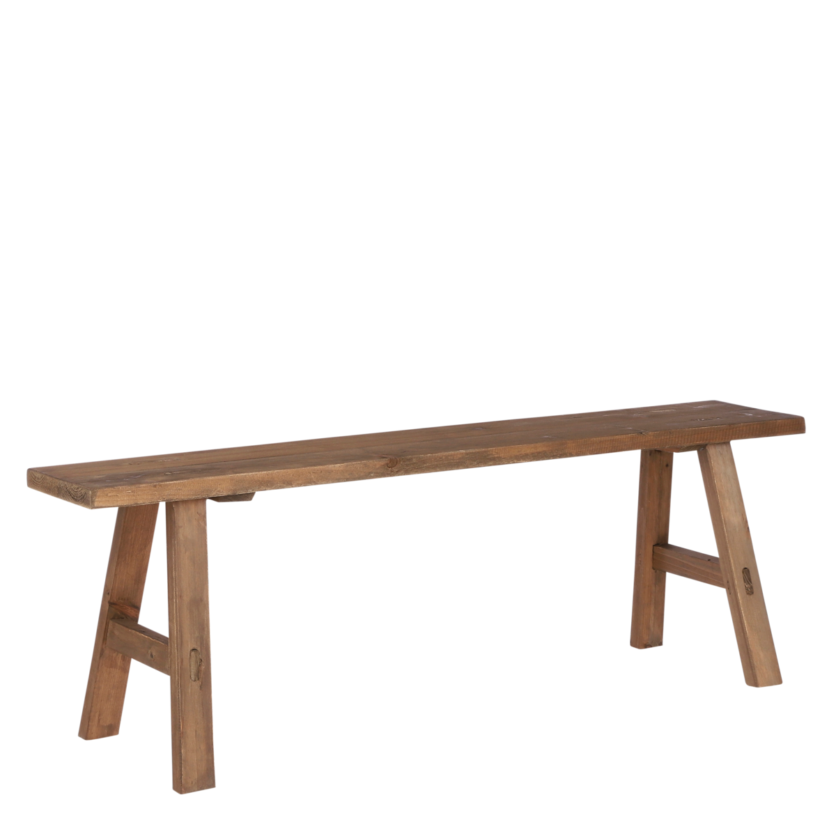 Houten bankje 108cm van gerecycled hout – duurzaam woonaccessoire Woonware