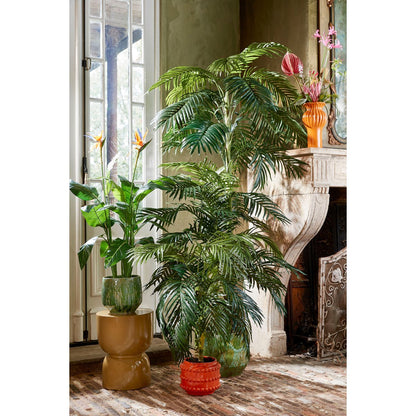 Bijzettafel Ø35 Geel van cement – modern en stevig design Woonware