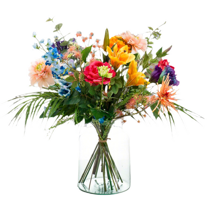 Boeket Pretty Powerful 67 cm – kunstbloemen van Woonware in kleurrijke mix