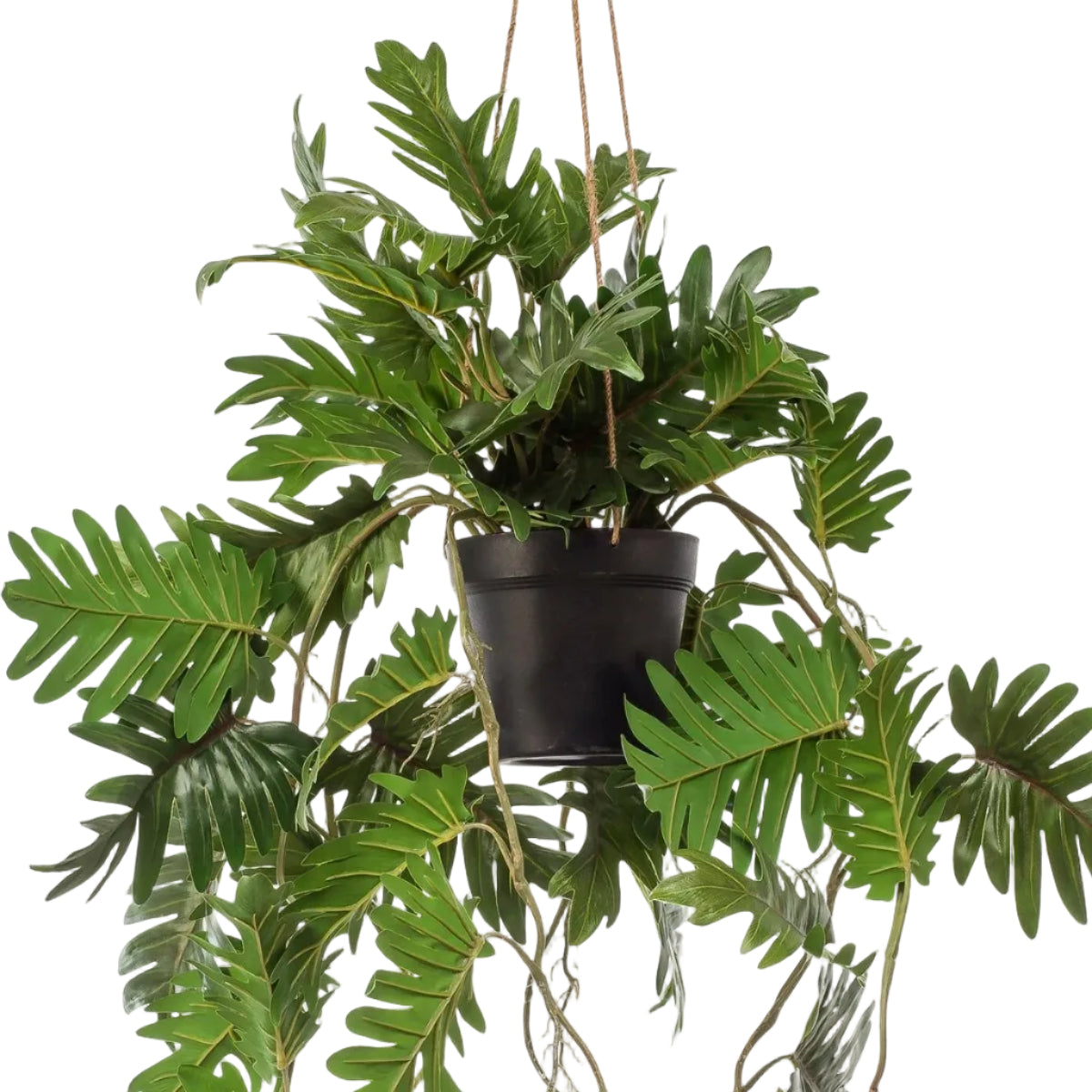 Kunstplant Philodendron 80 cm – levensechte groene hangplant voor interieur