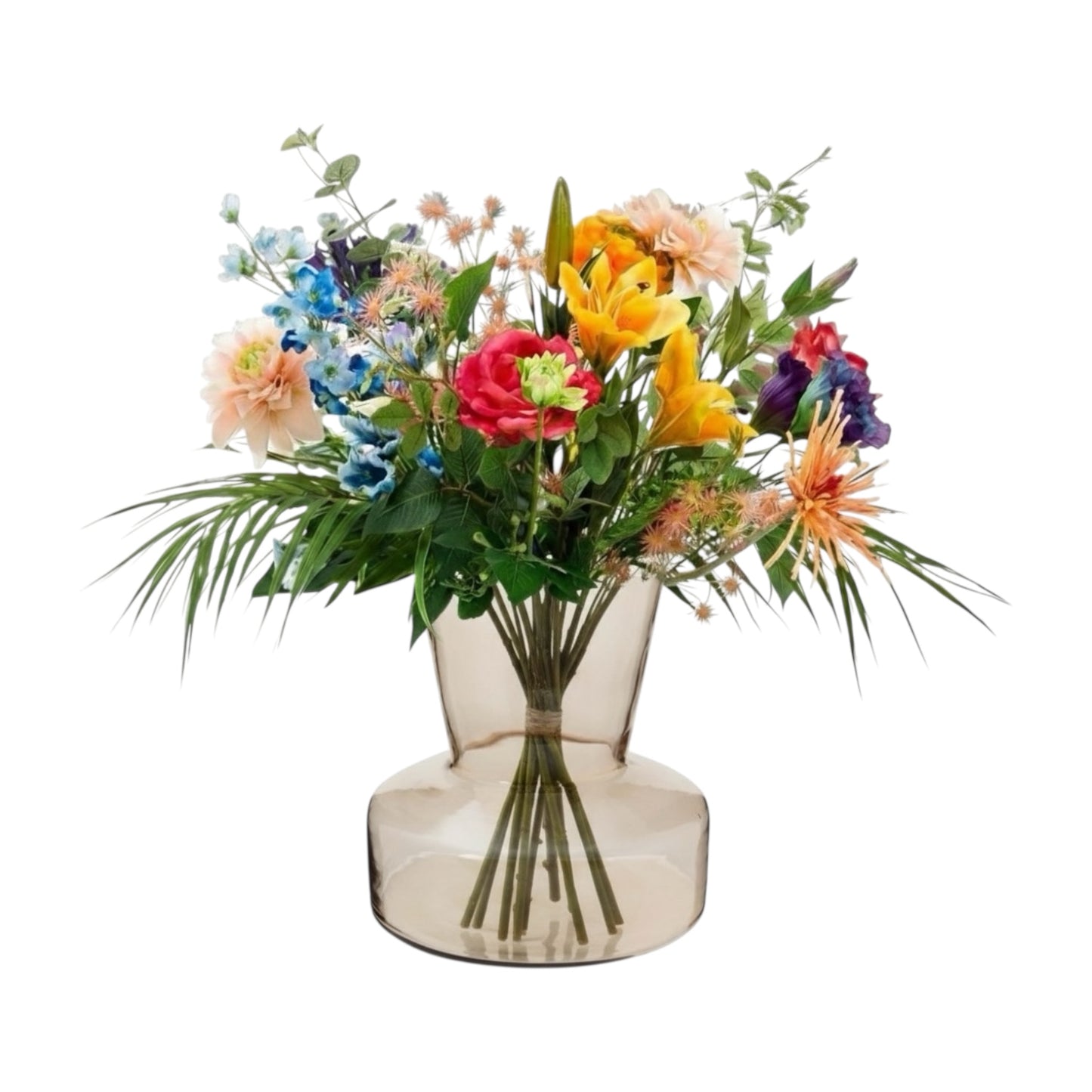 Boeket Pretty Powerful 67 cm – kunstbloemen van Woonware in kleurrijke mix