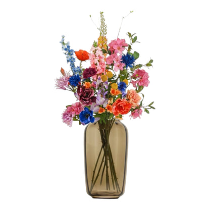 Boeket Luxury Glam XL 90 cm met realistische bloemen in levendige kleuren