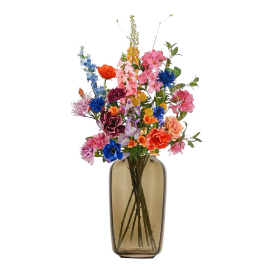 Boeket Luxury Glam XL 90 cm met realistische bloemen in levendige kleuren