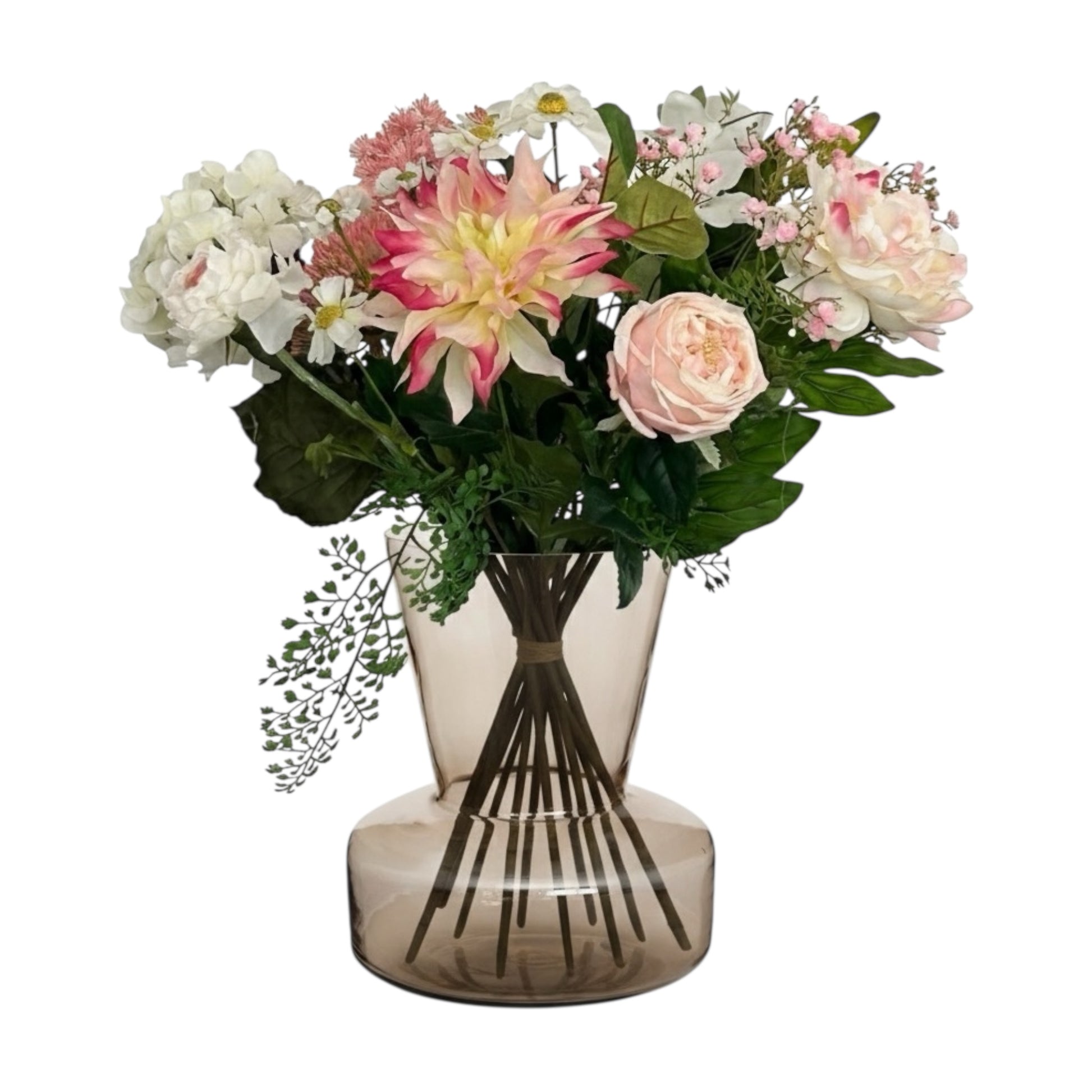 Boeket Pastel Lover 40 cm – kunstboeket met zachte pastelkleuren van Woonware